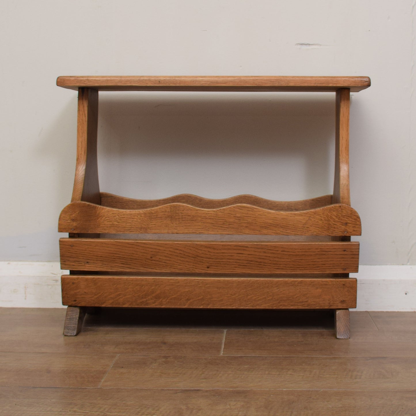 Oak Magazine Rack