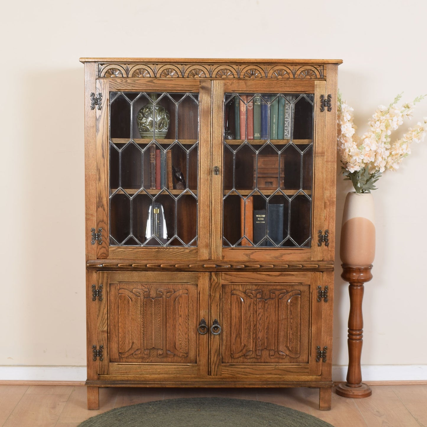 Jaycee Glazed Bookcase Unit