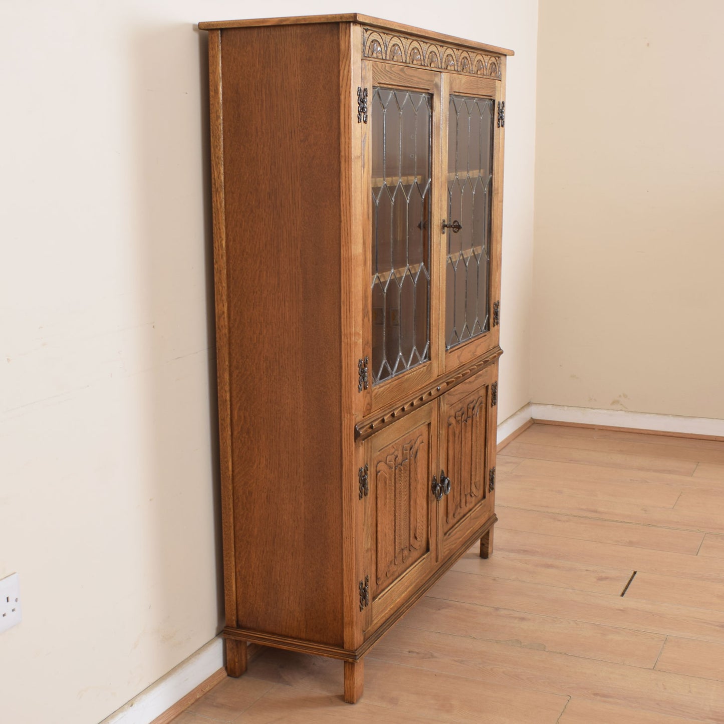 Jaycee Glazed Bookcase Unit