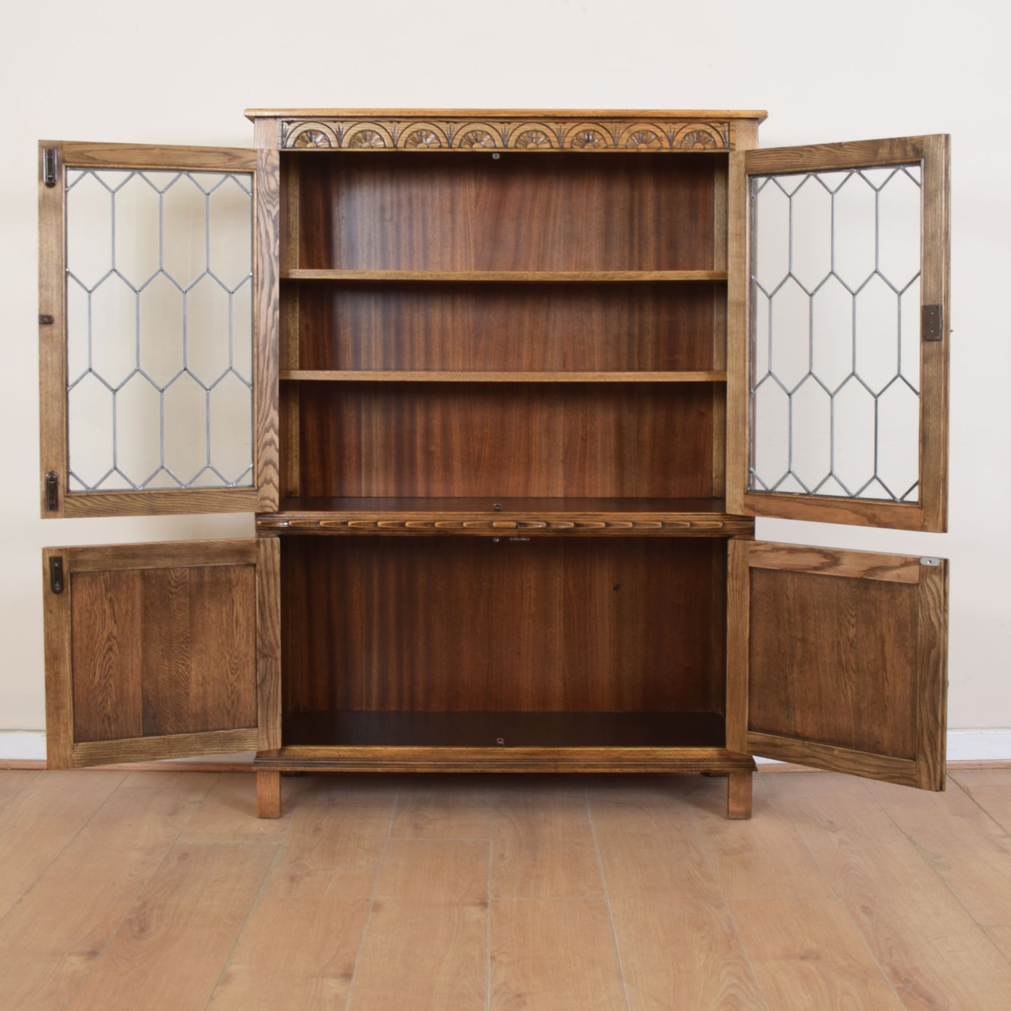 Jaycee Glazed Bookcase Unit