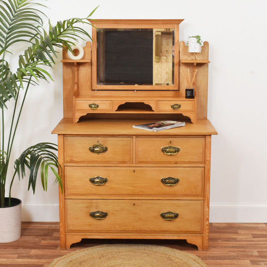 Restored Pine Dressing Table
