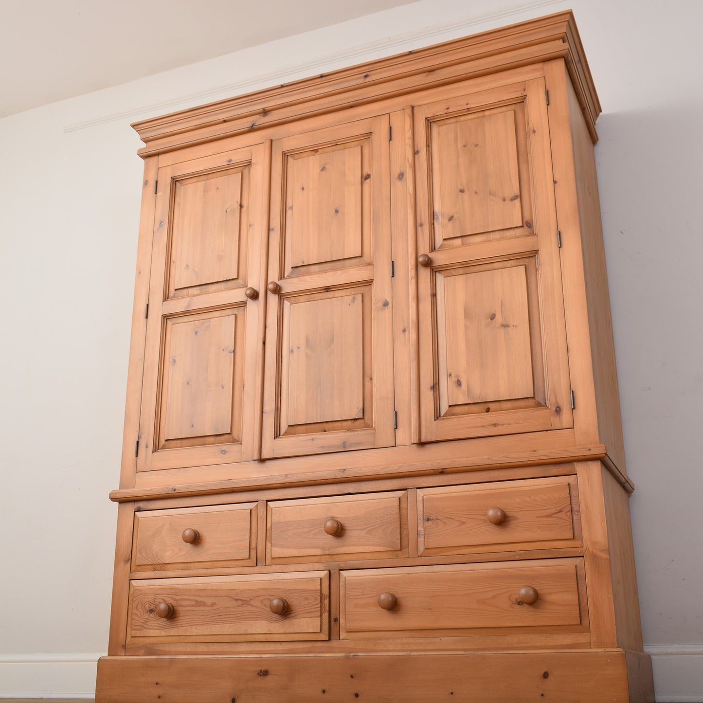 Pine Triple Wardrobe