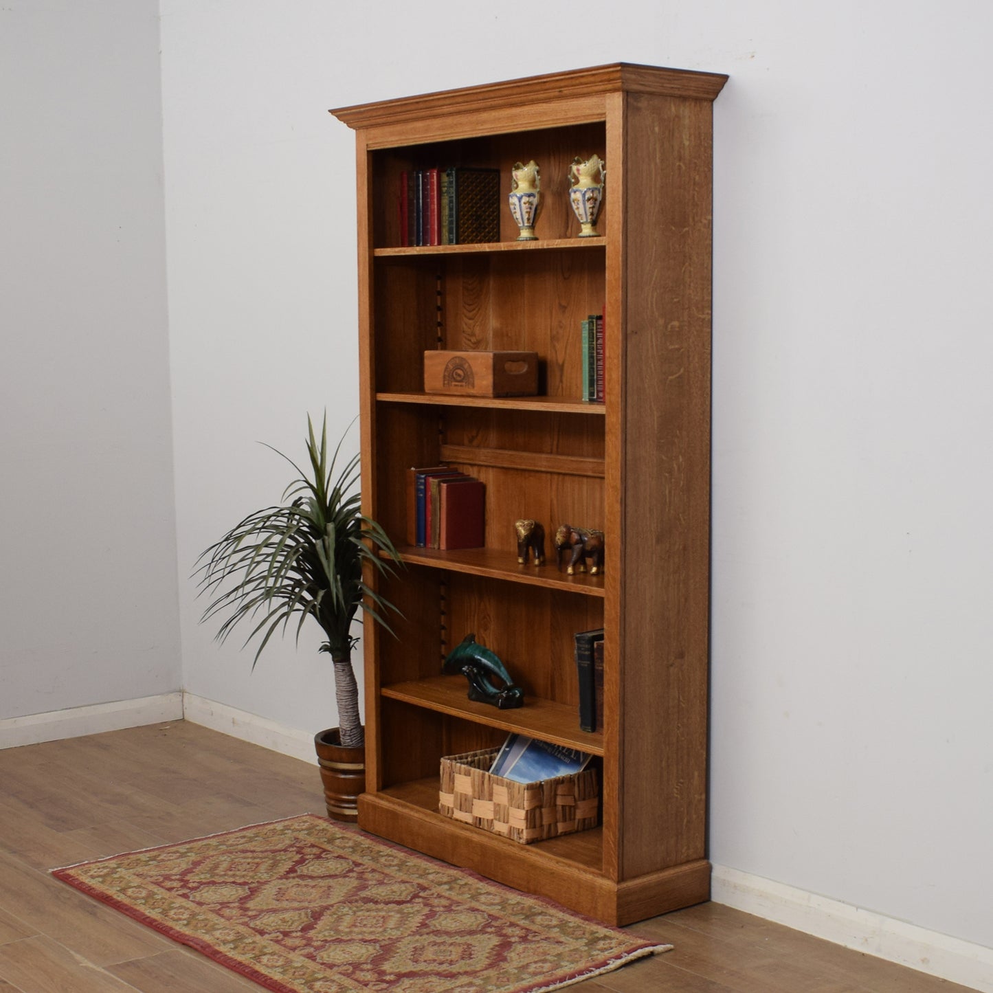 Restored Oak Bookcase
