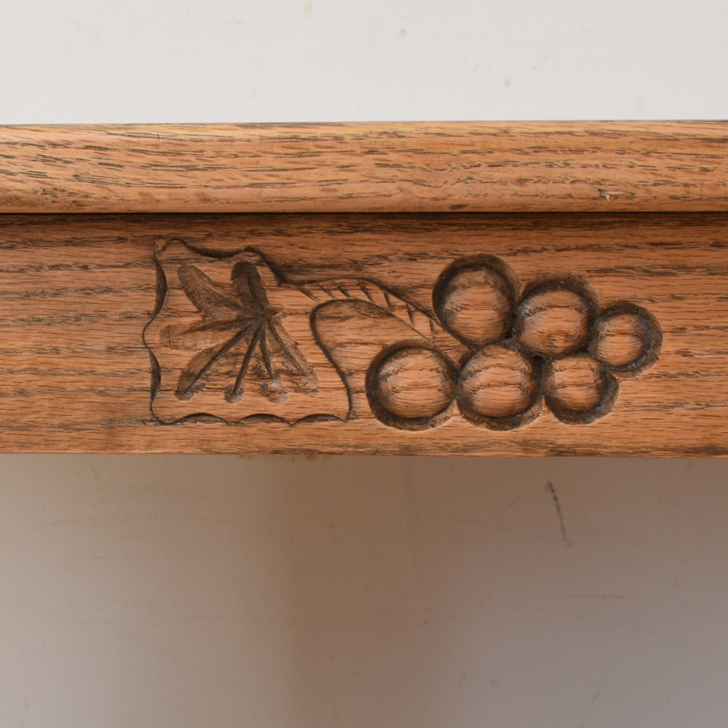 Dutch Oak Table And Six Chairs