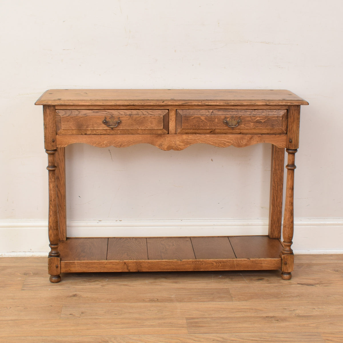 Oak Console Table