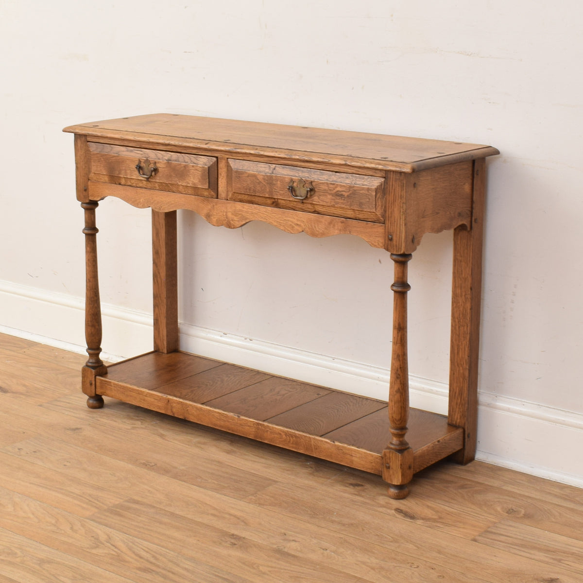 Oak Console Table
