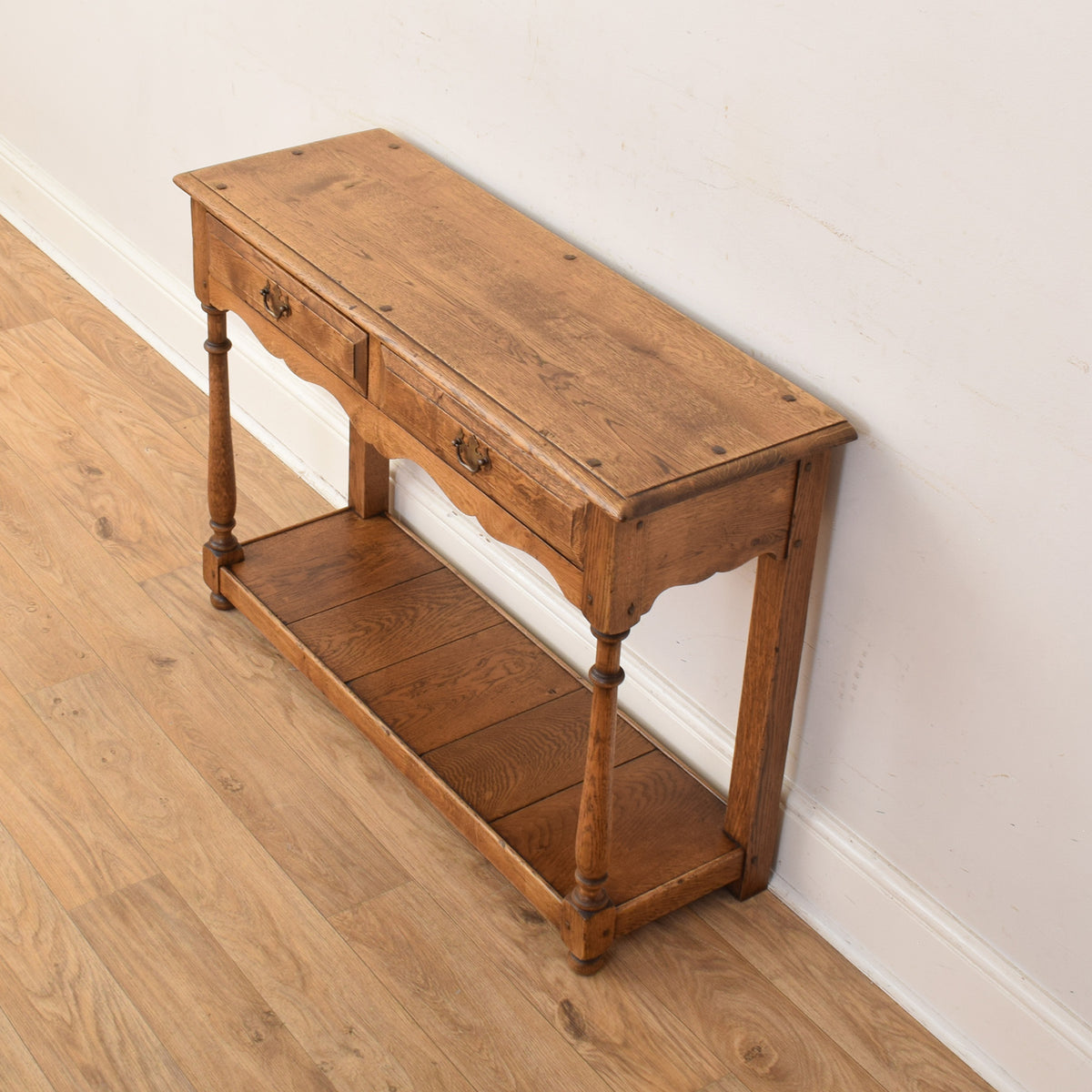 Oak Console Table