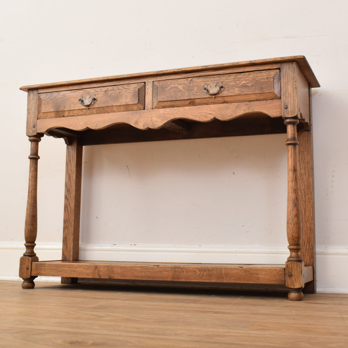 Oak Console Table
