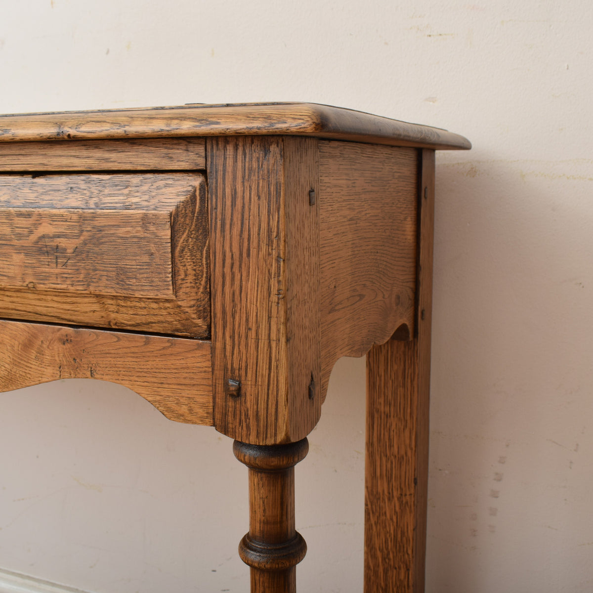 Oak Console Table