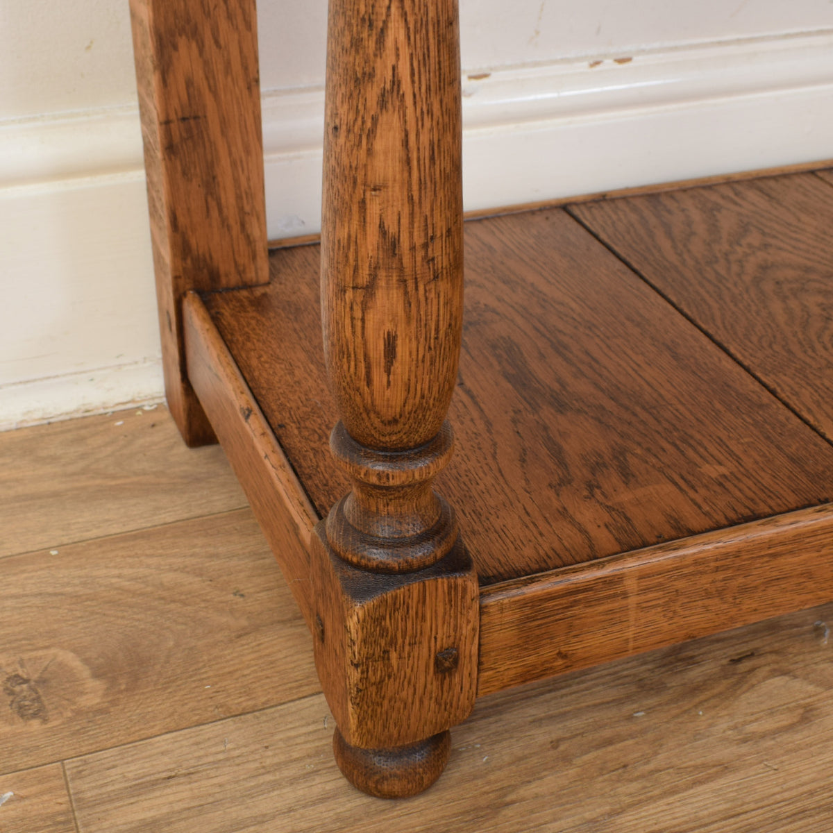 Oak Console Table