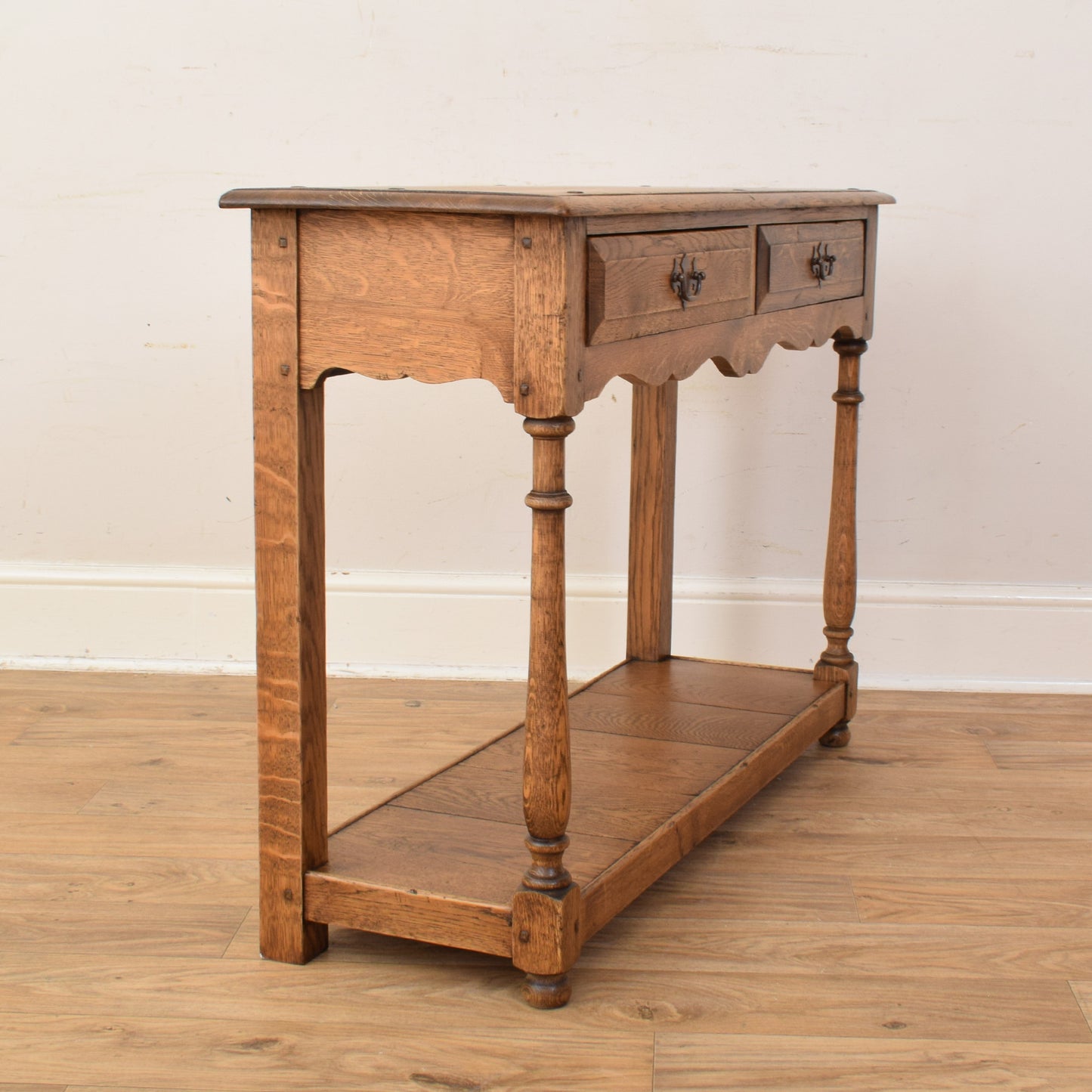 Oak Console Table