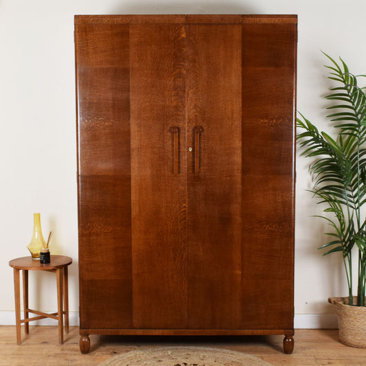 Restored Oak Wardrobe