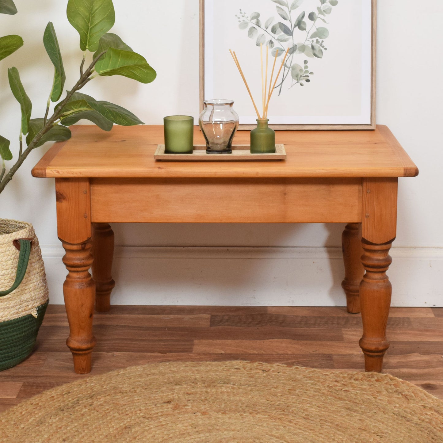Rustic Pine Coffee Table