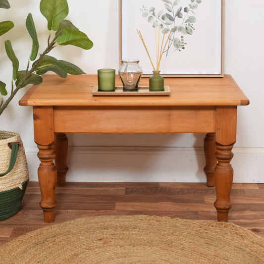 Rustic Pine Coffee Table