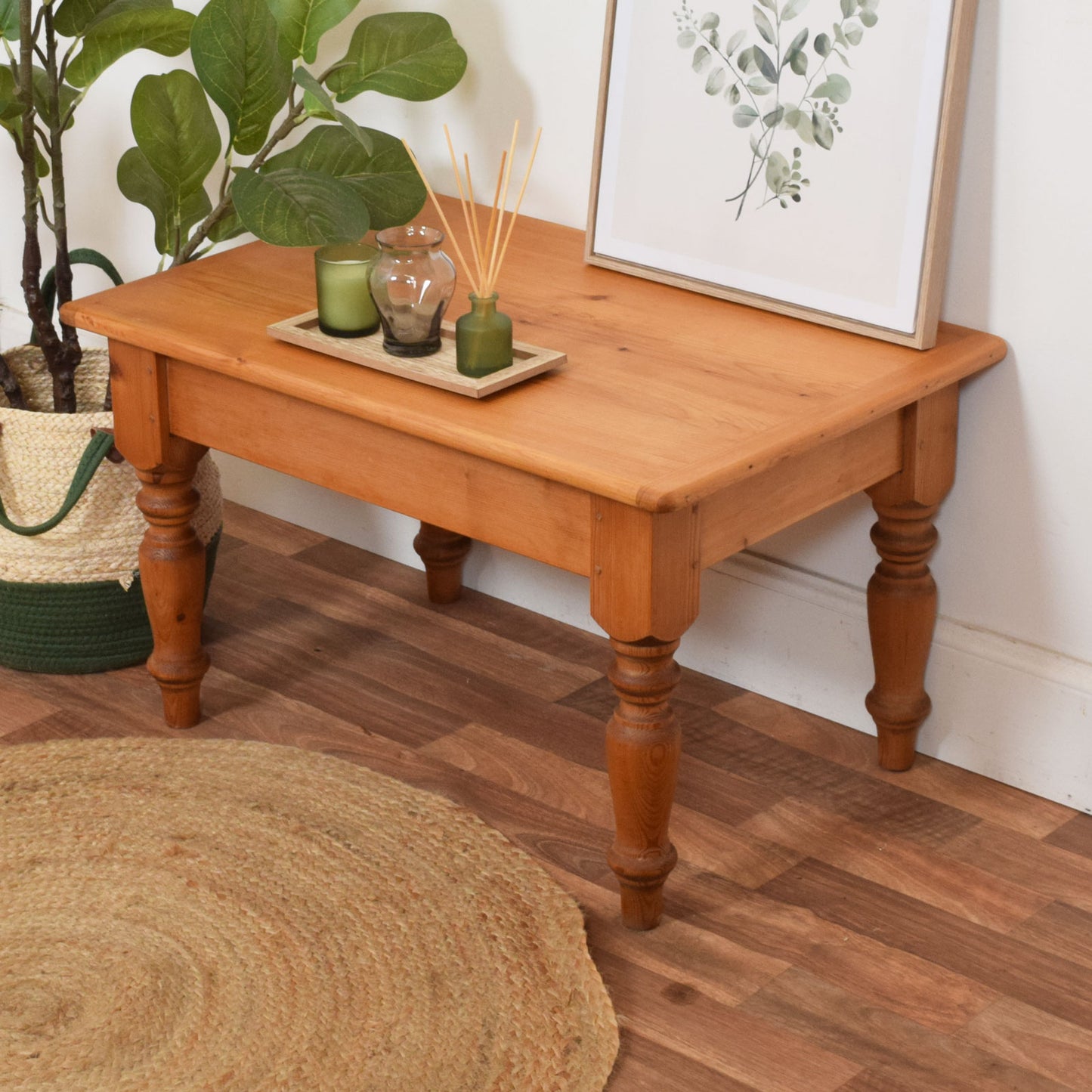 Rustic Pine Coffee Table
