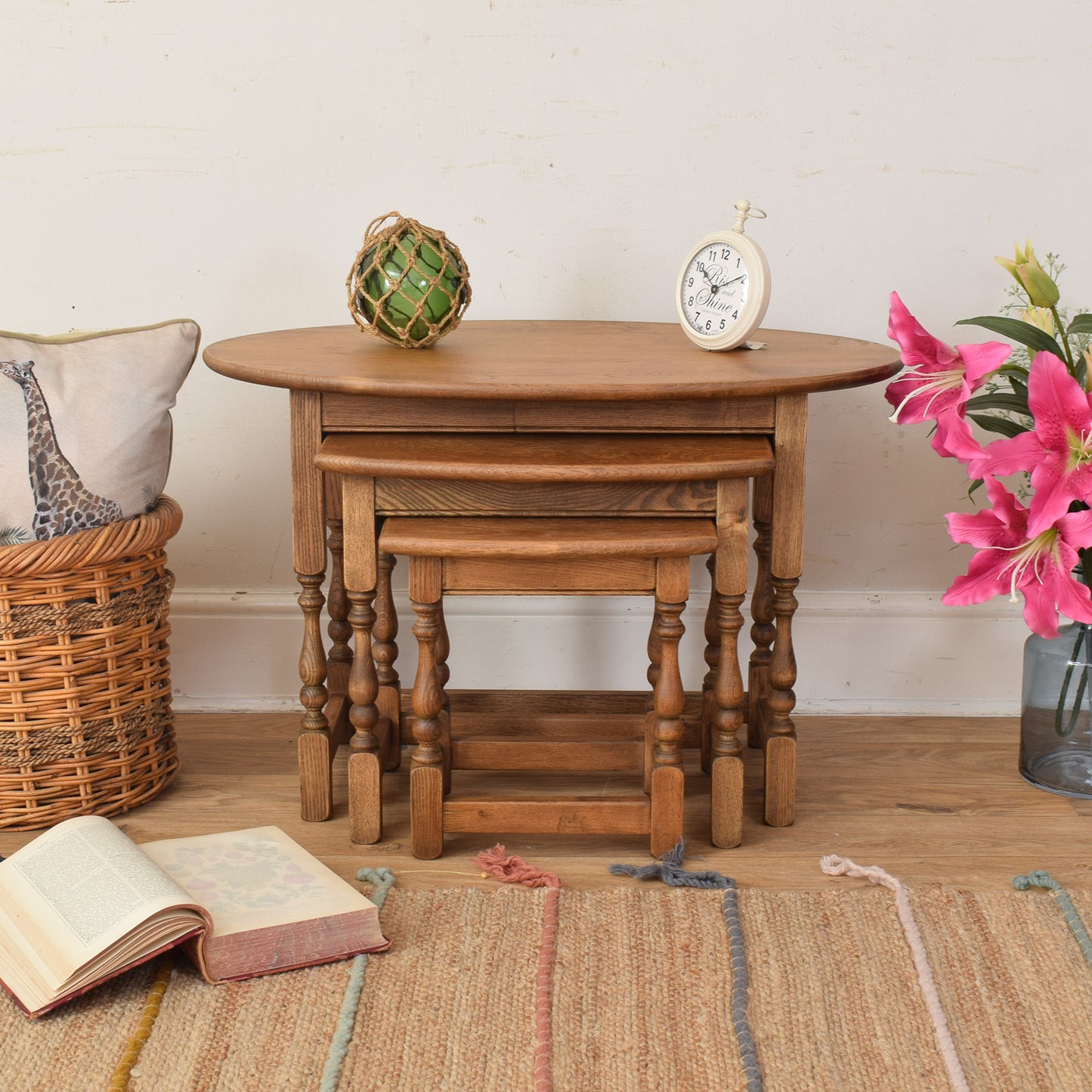 Old Charm Nest of Tables
