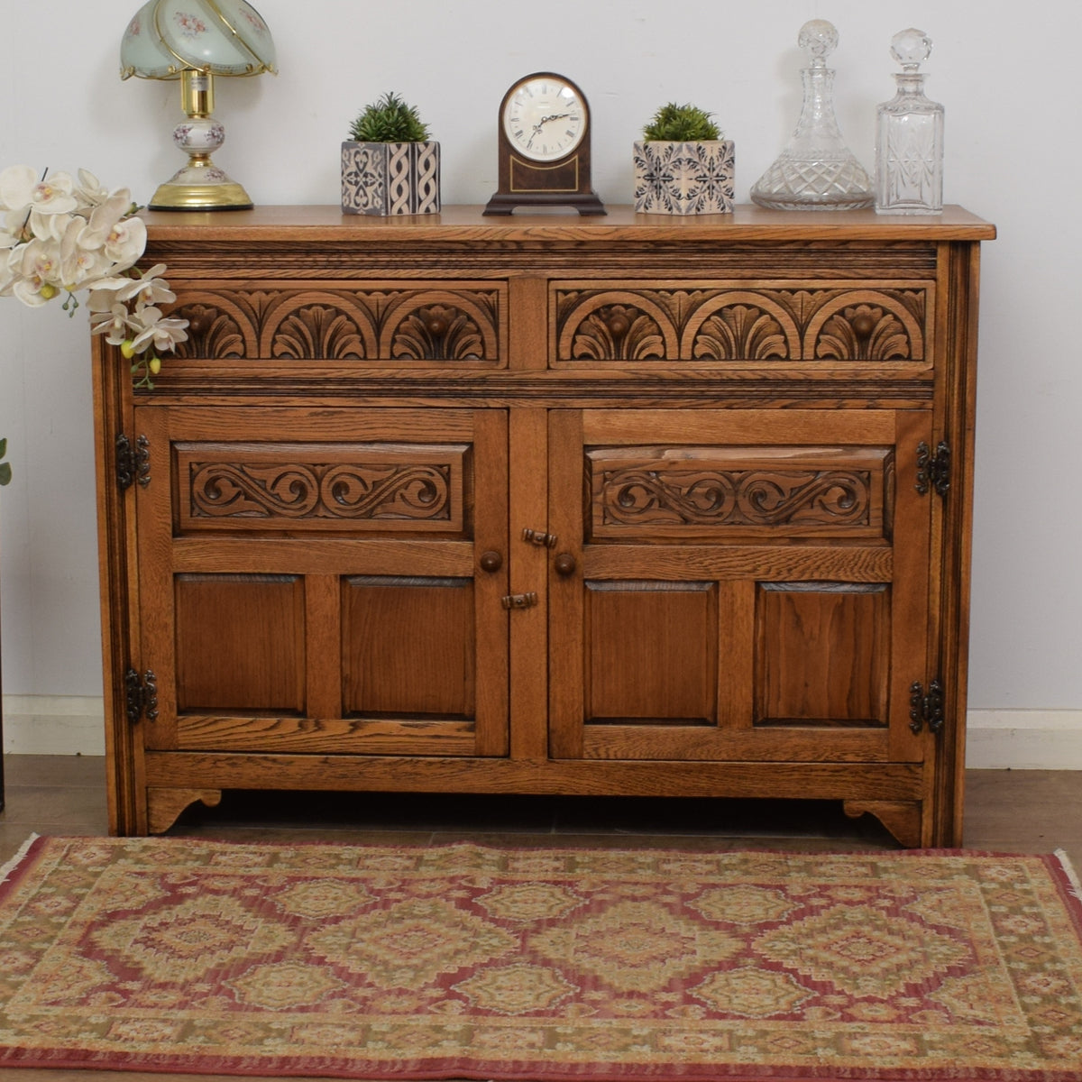 Restored Oak Sideboard
