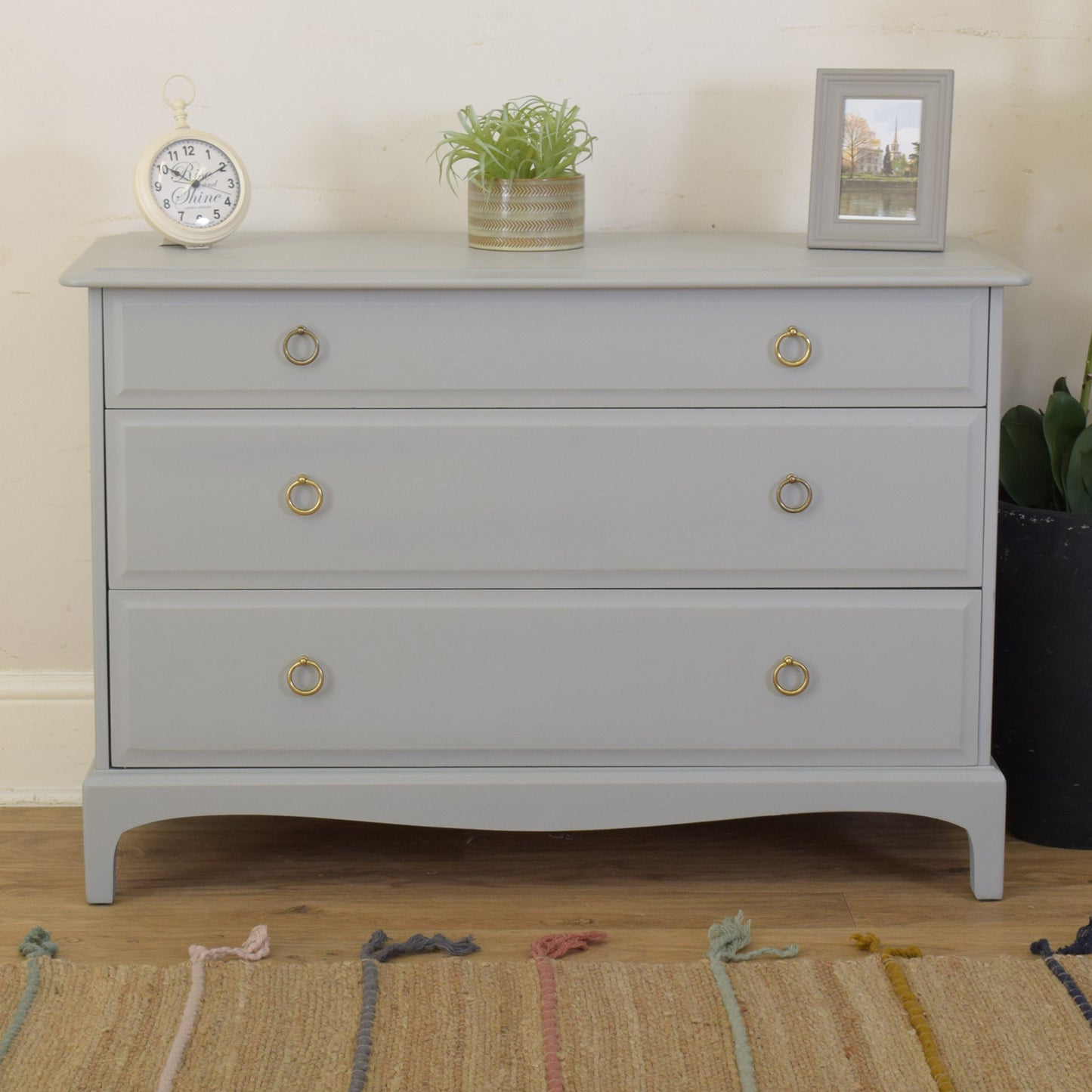 Painted Stag Chest Of Drawers