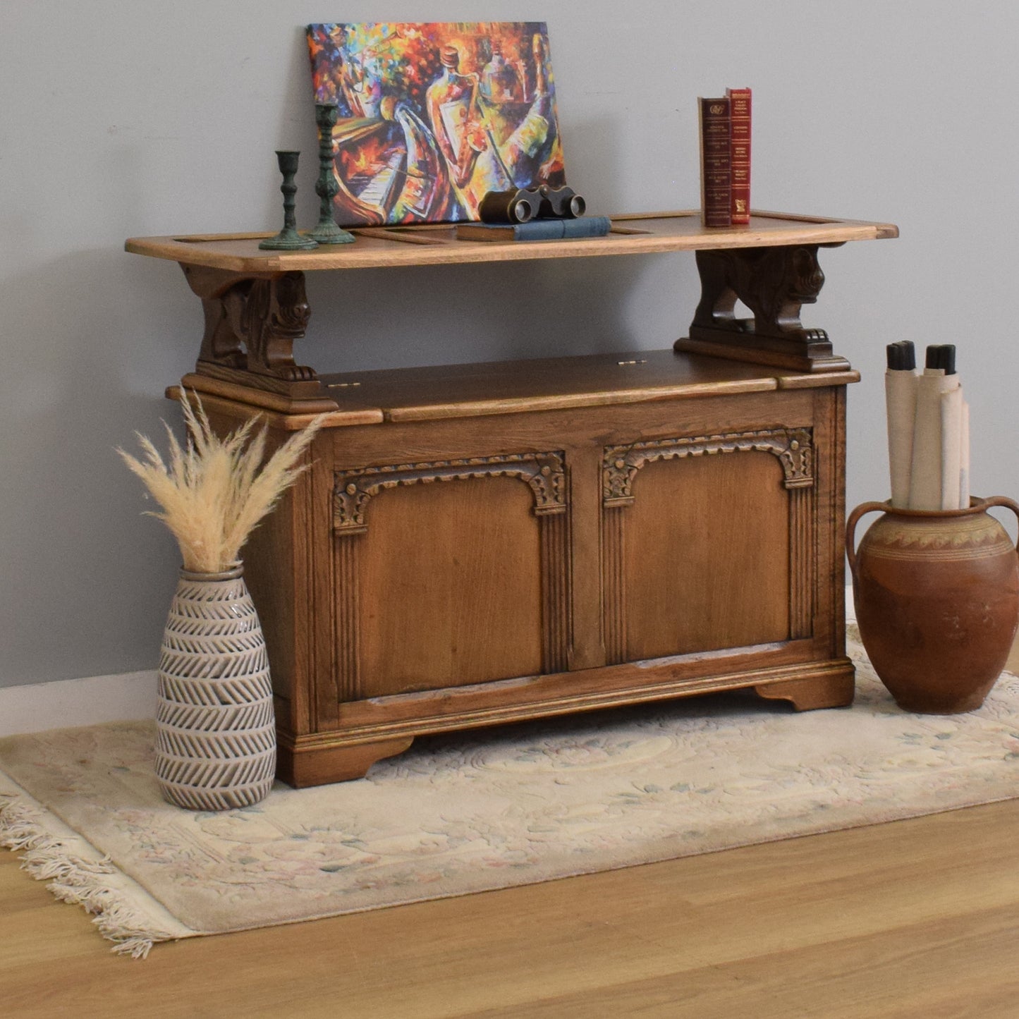 Restored Monks Bench