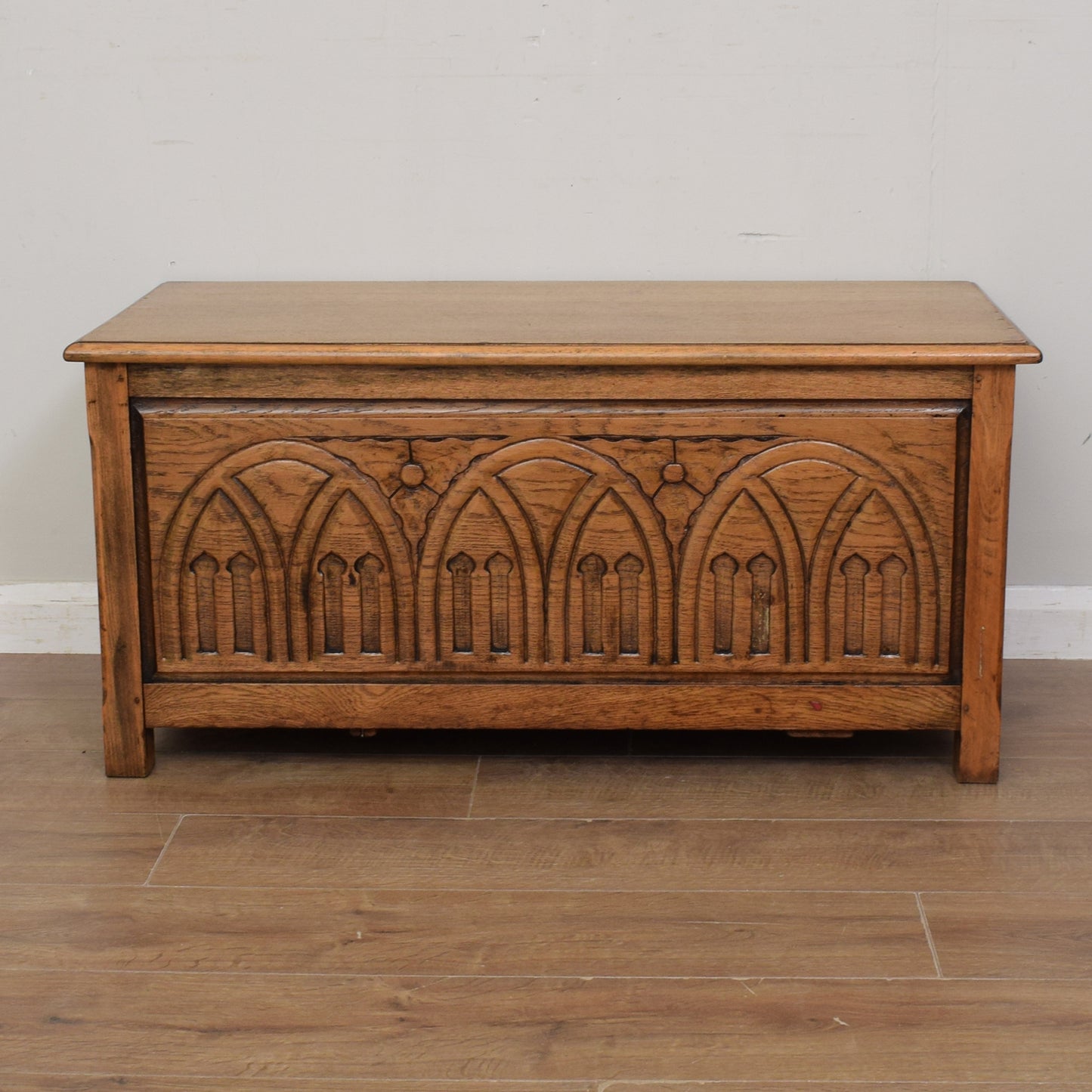 Restored Oak Blanket Box