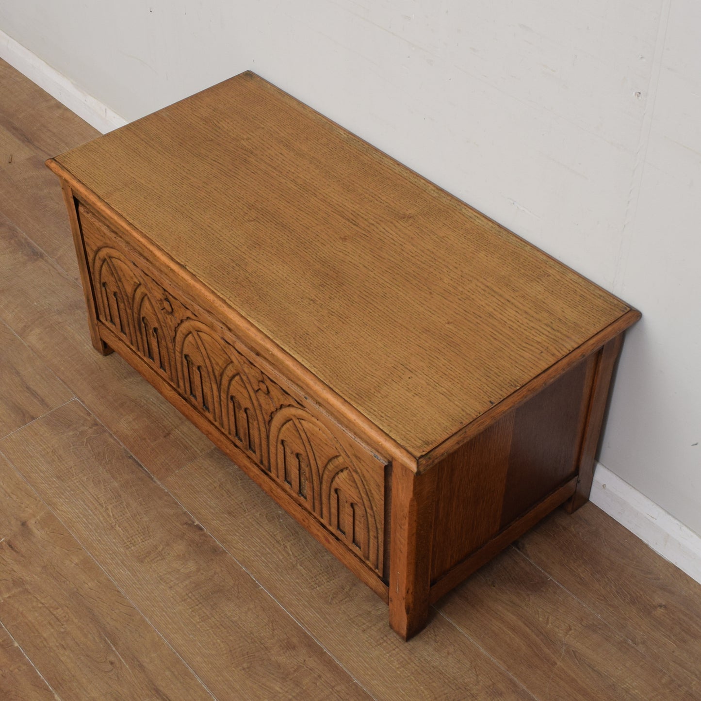 Restored Oak Blanket Box