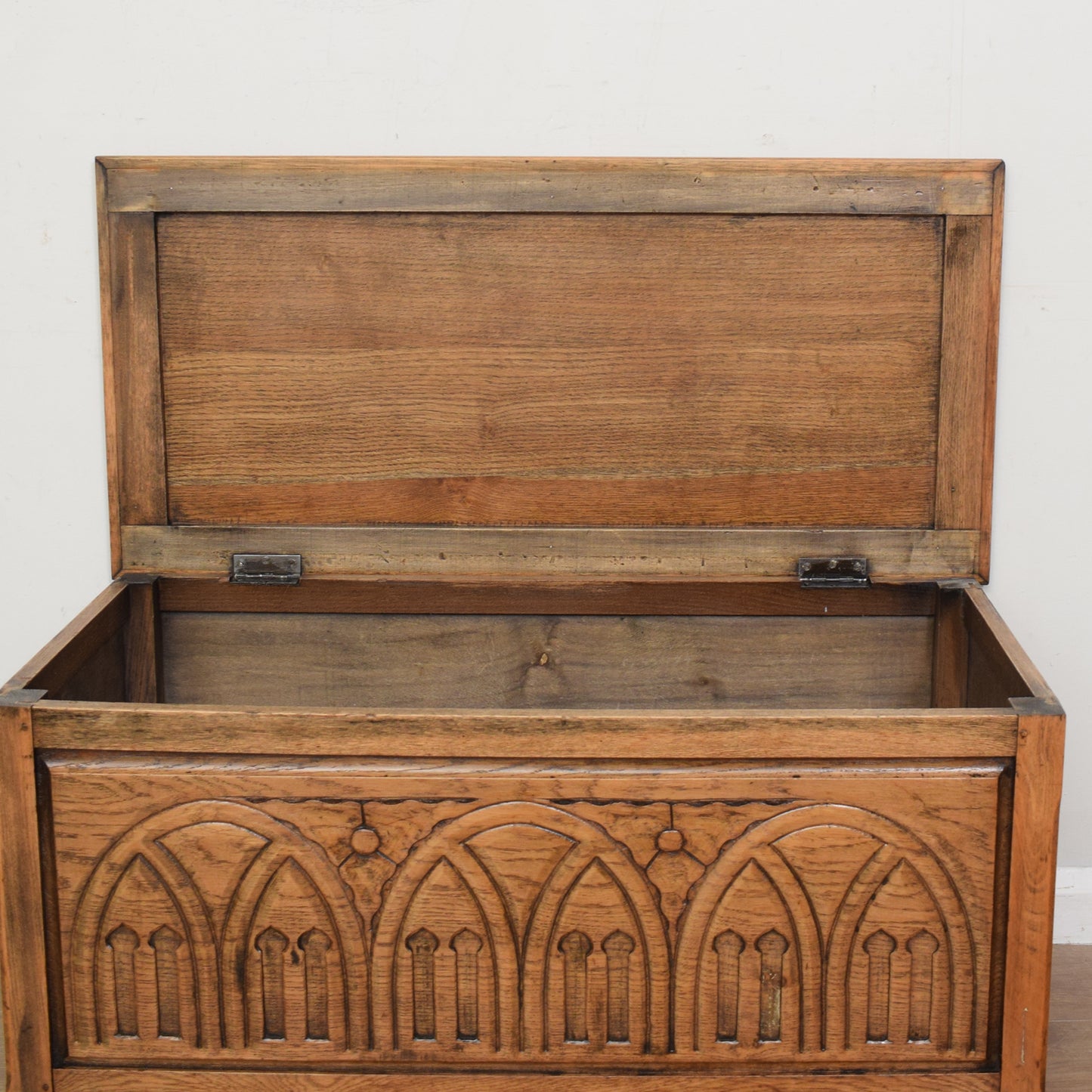 Restored Oak Blanket Box