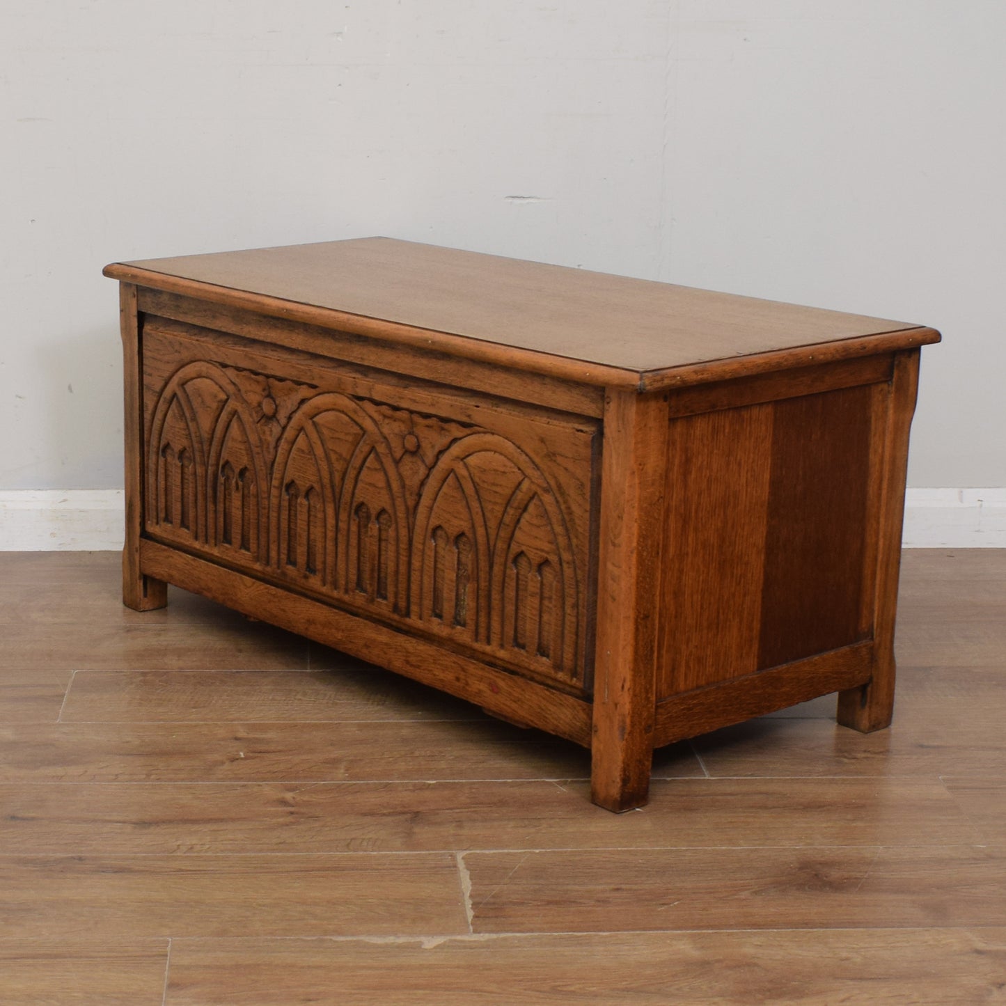 Restored Oak Blanket Box