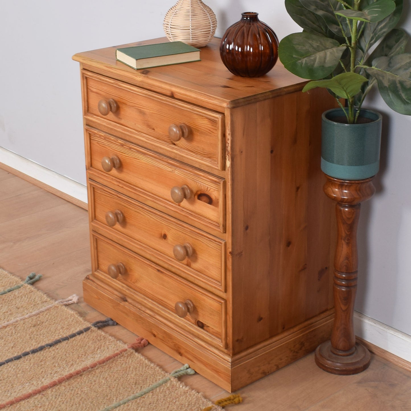 Solid Pine Chest of Drawers