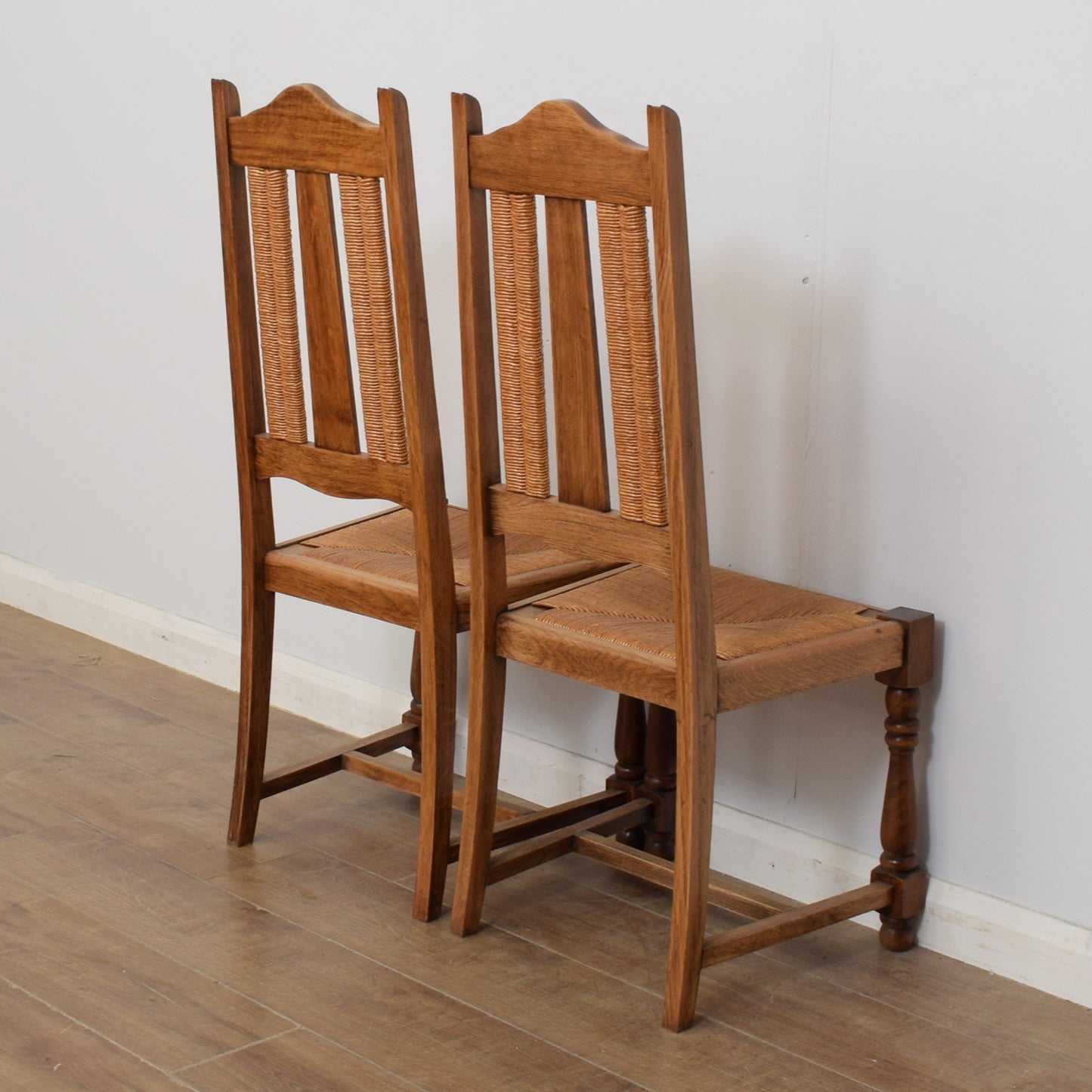 Restored Draw-Leaf Table and Six Chairs