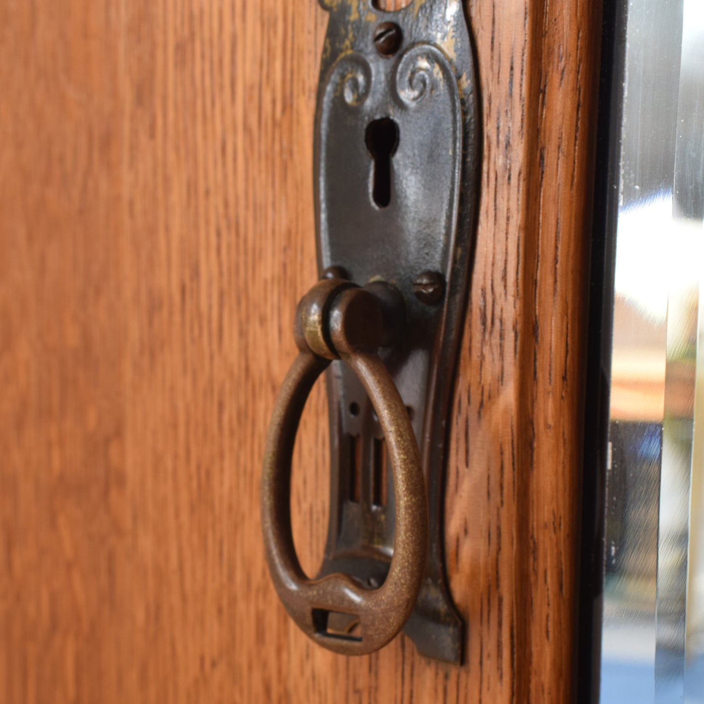 Oak Mirrored Hallrobe