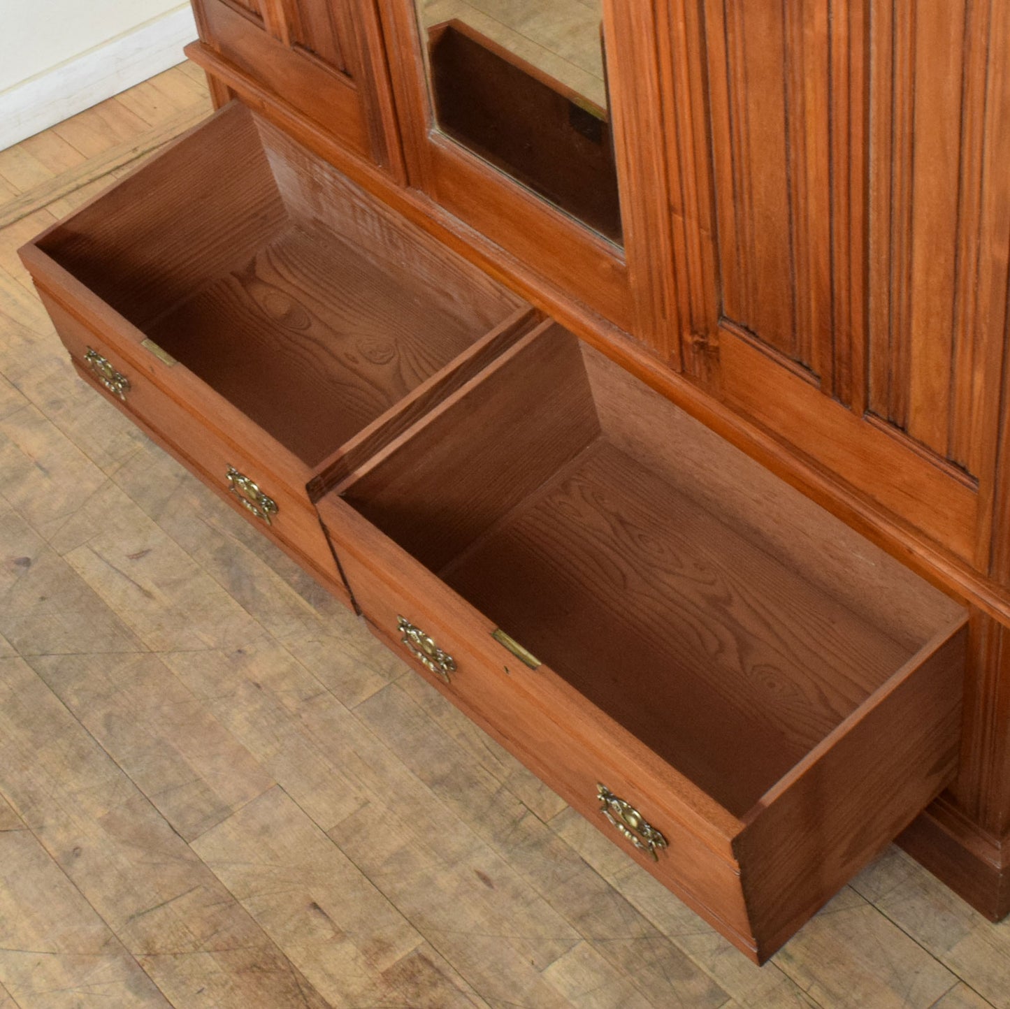 Carved Mahogany Wardrobe