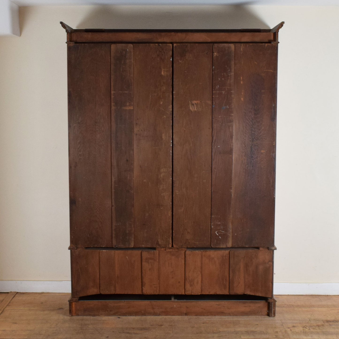 Carved Mahogany Wardrobe