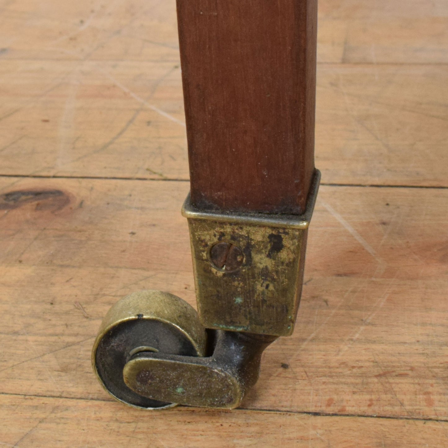 Mahogany Drop Leaf Table and Two