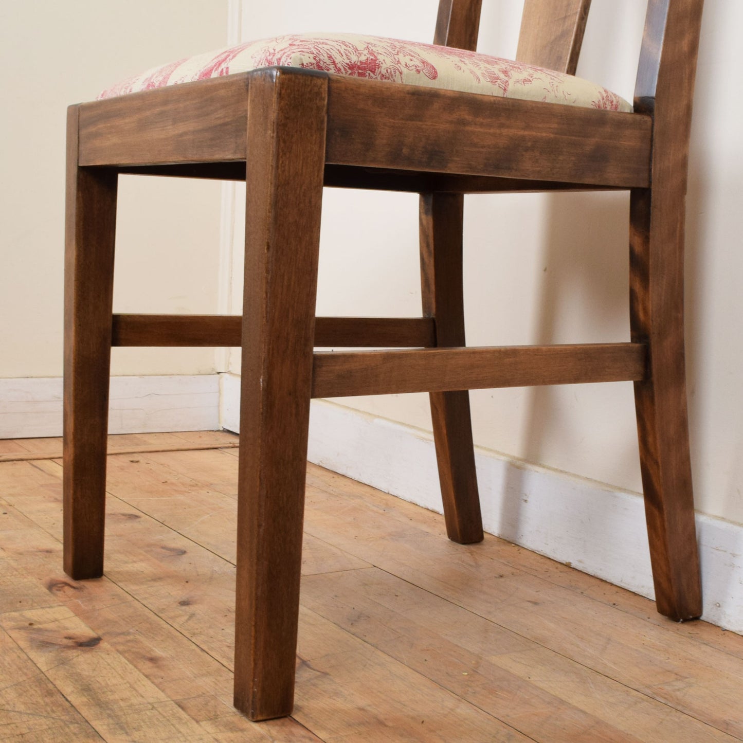 Mahogany Drop Leaf Table and Two