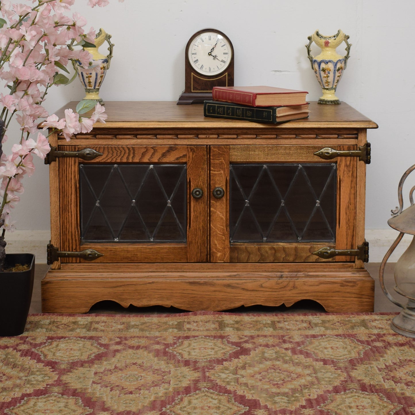 Glazed Oak TV Cabinet