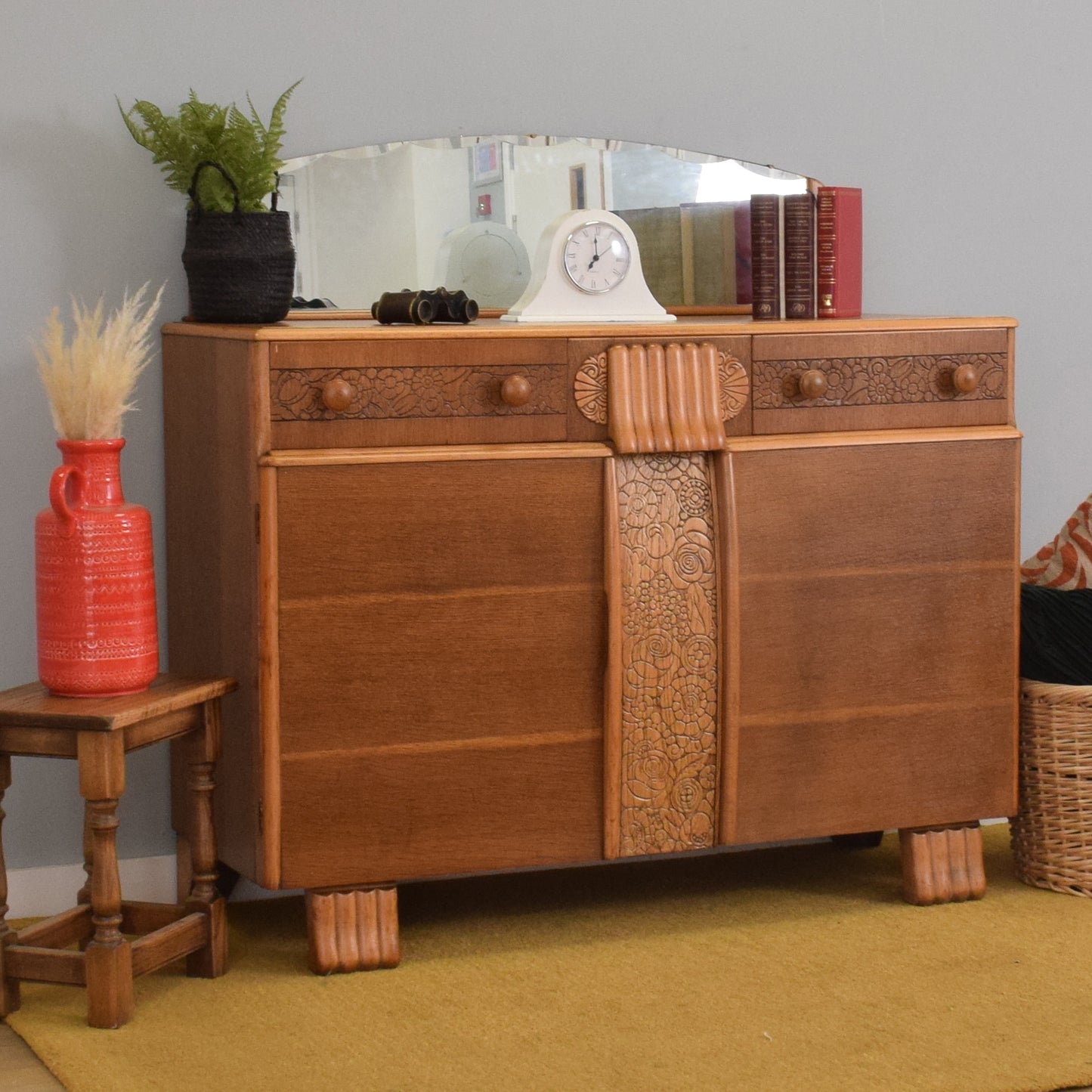 Mirrored Art-Deco Style Sideboard