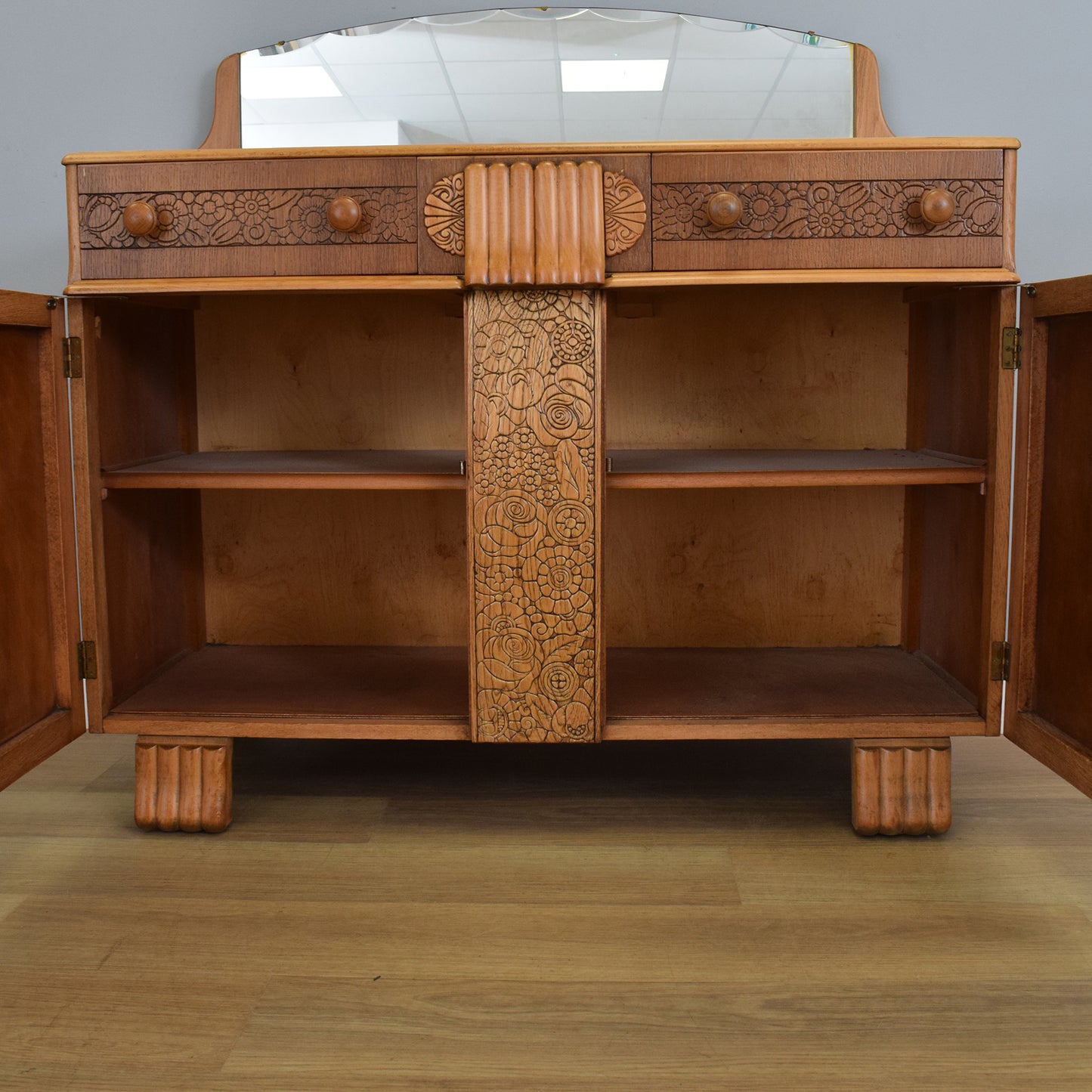 Mirrored Art-Deco Style Sideboard