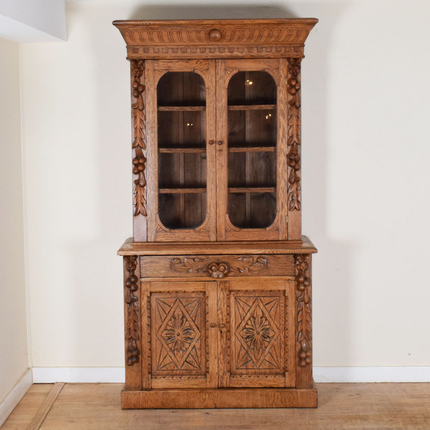 Carved Oak Dresser