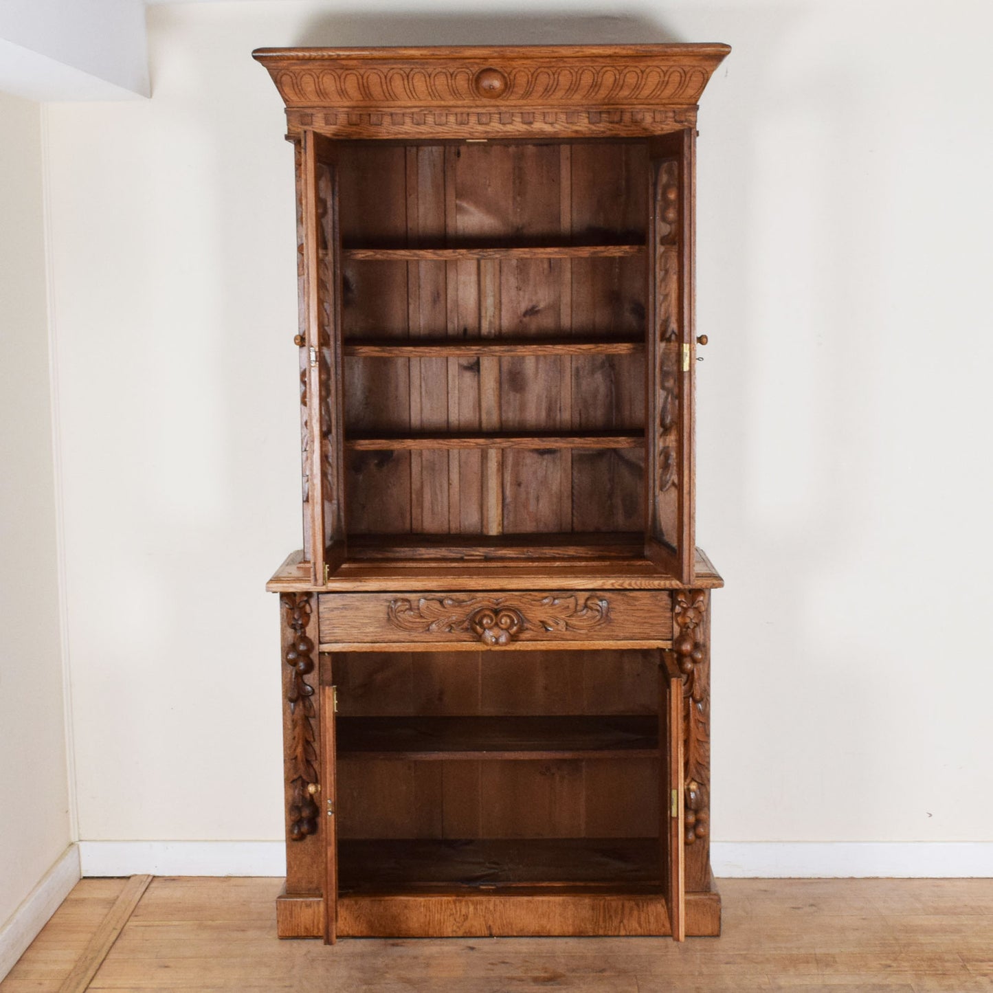 Carved Oak Dresser