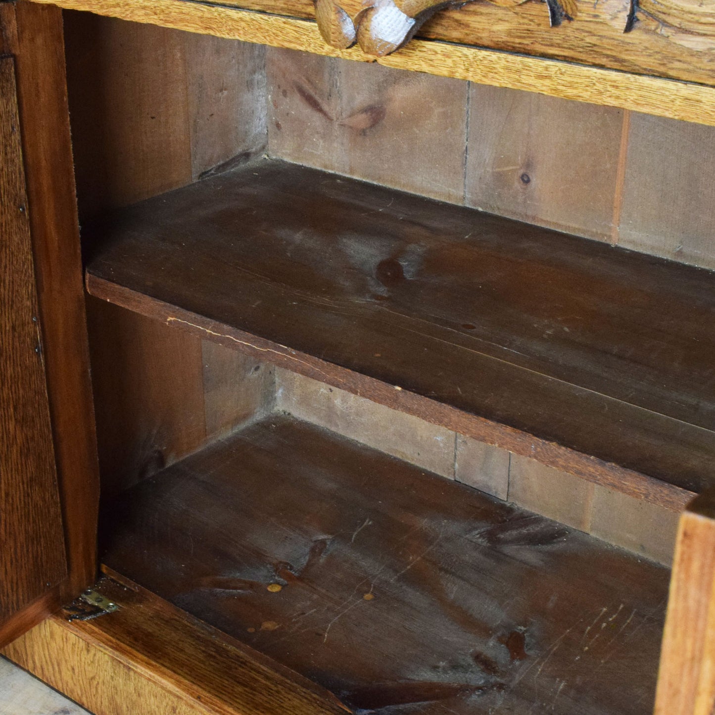 Carved Oak Dresser