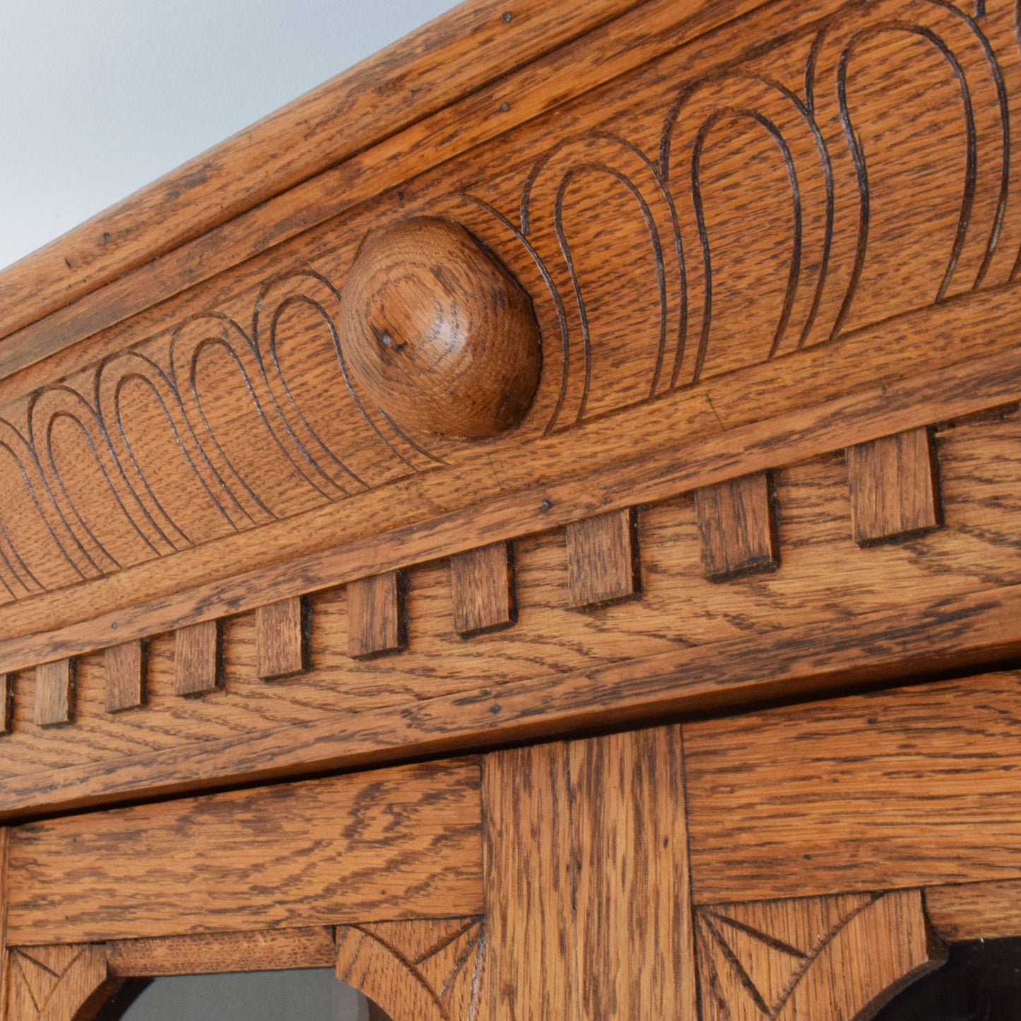 Carved Oak Dresser