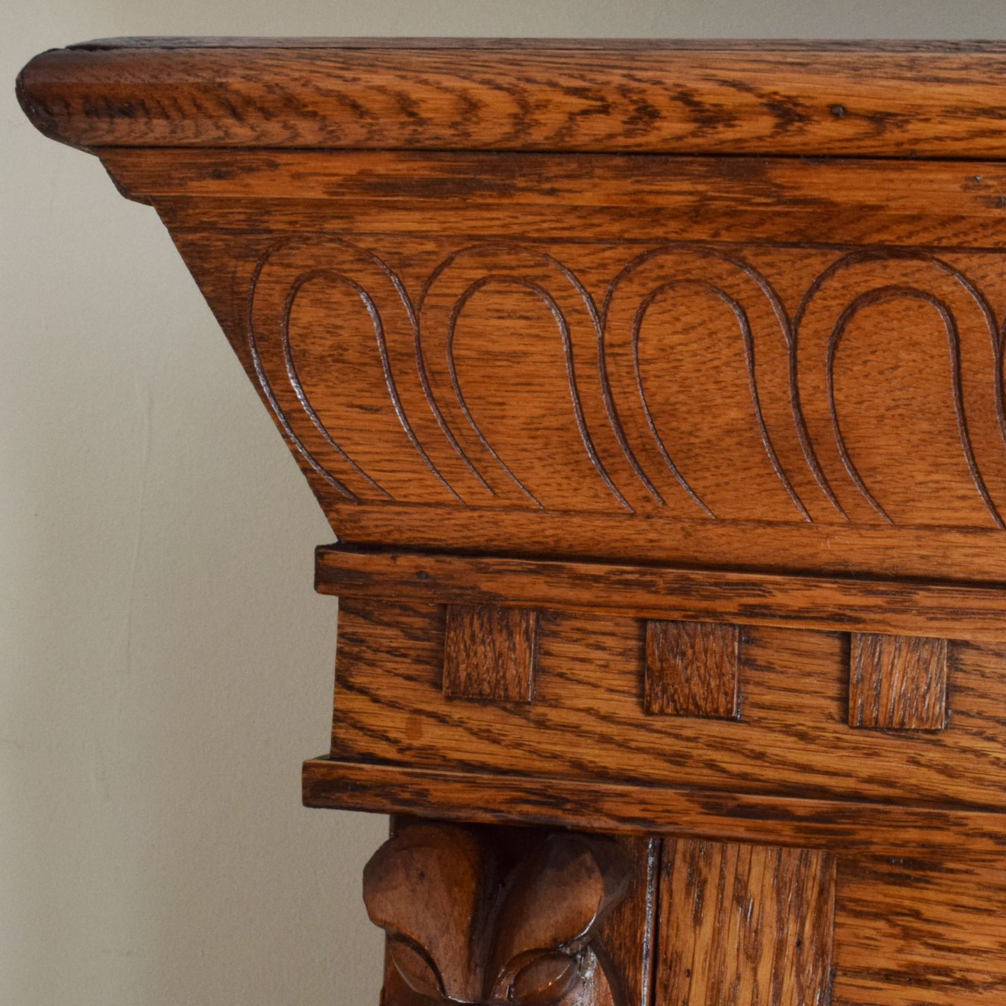 Carved Oak Dresser