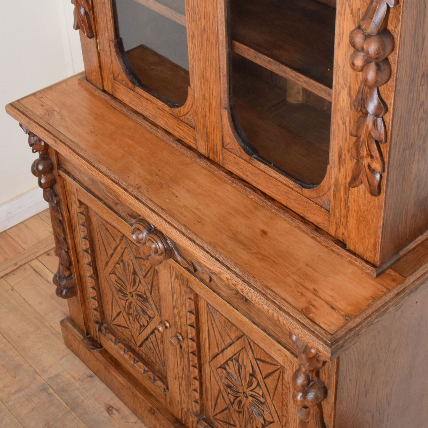 Carved Oak Dresser