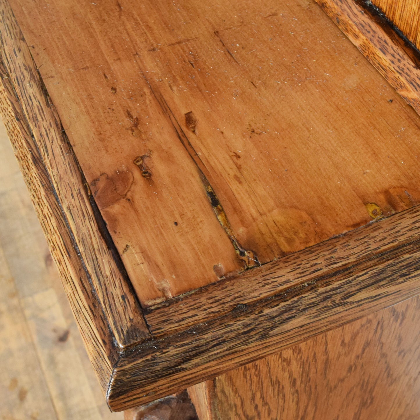 Carved Oak Dresser