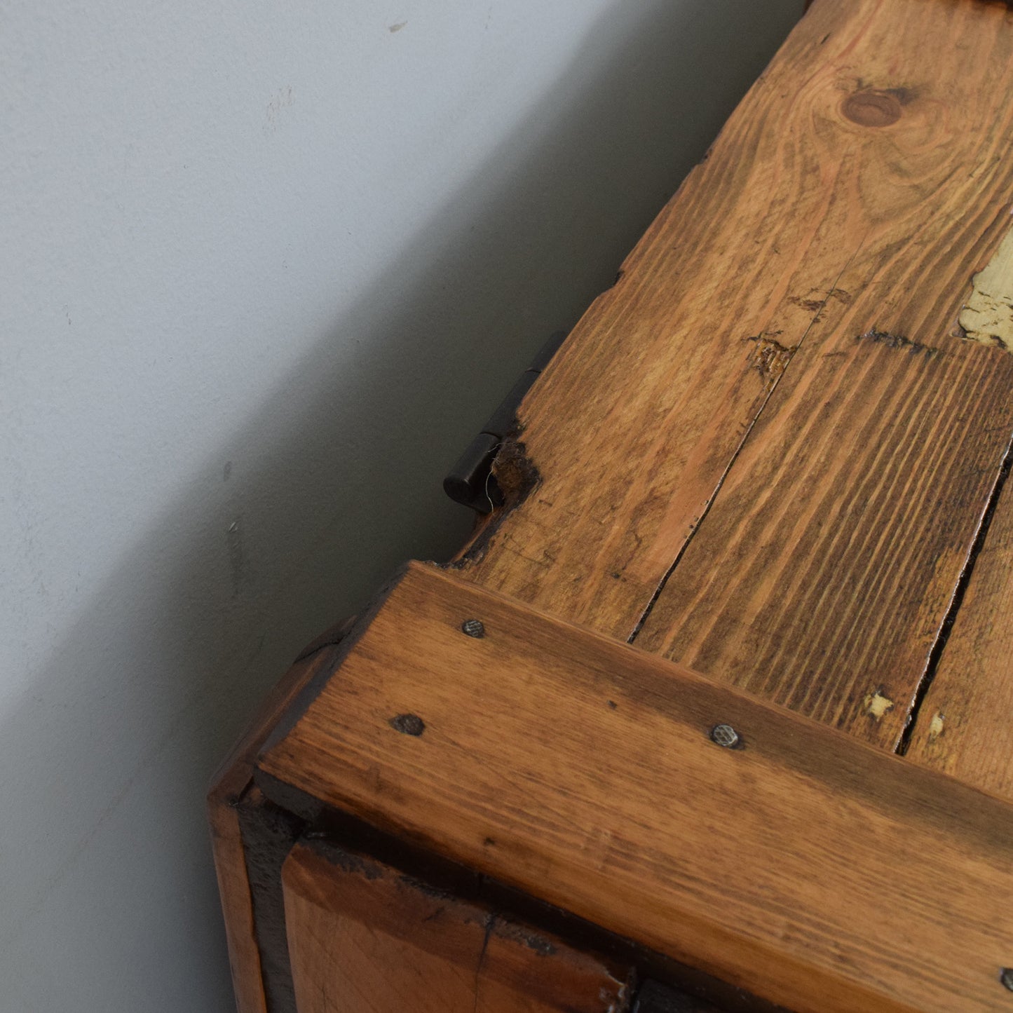 Rustic Pine Blanket Box
