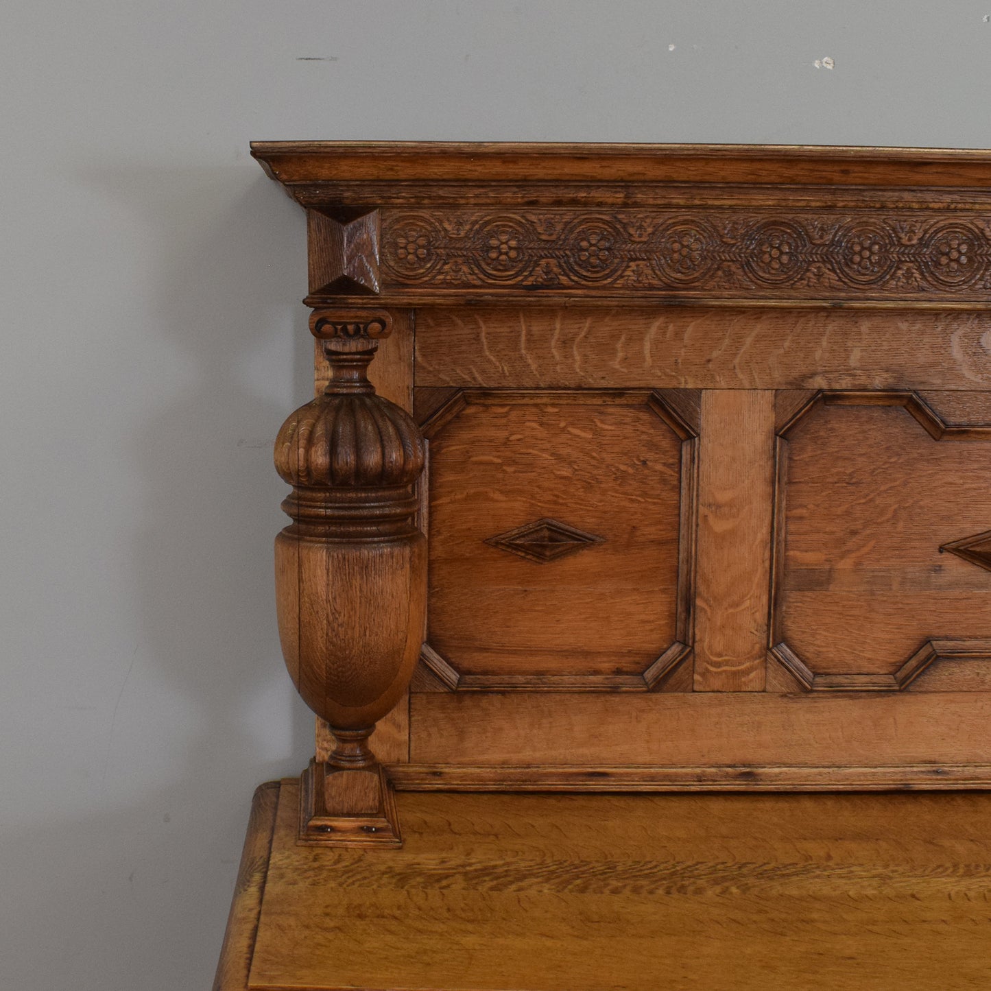 Large Carved Oak Sideboard