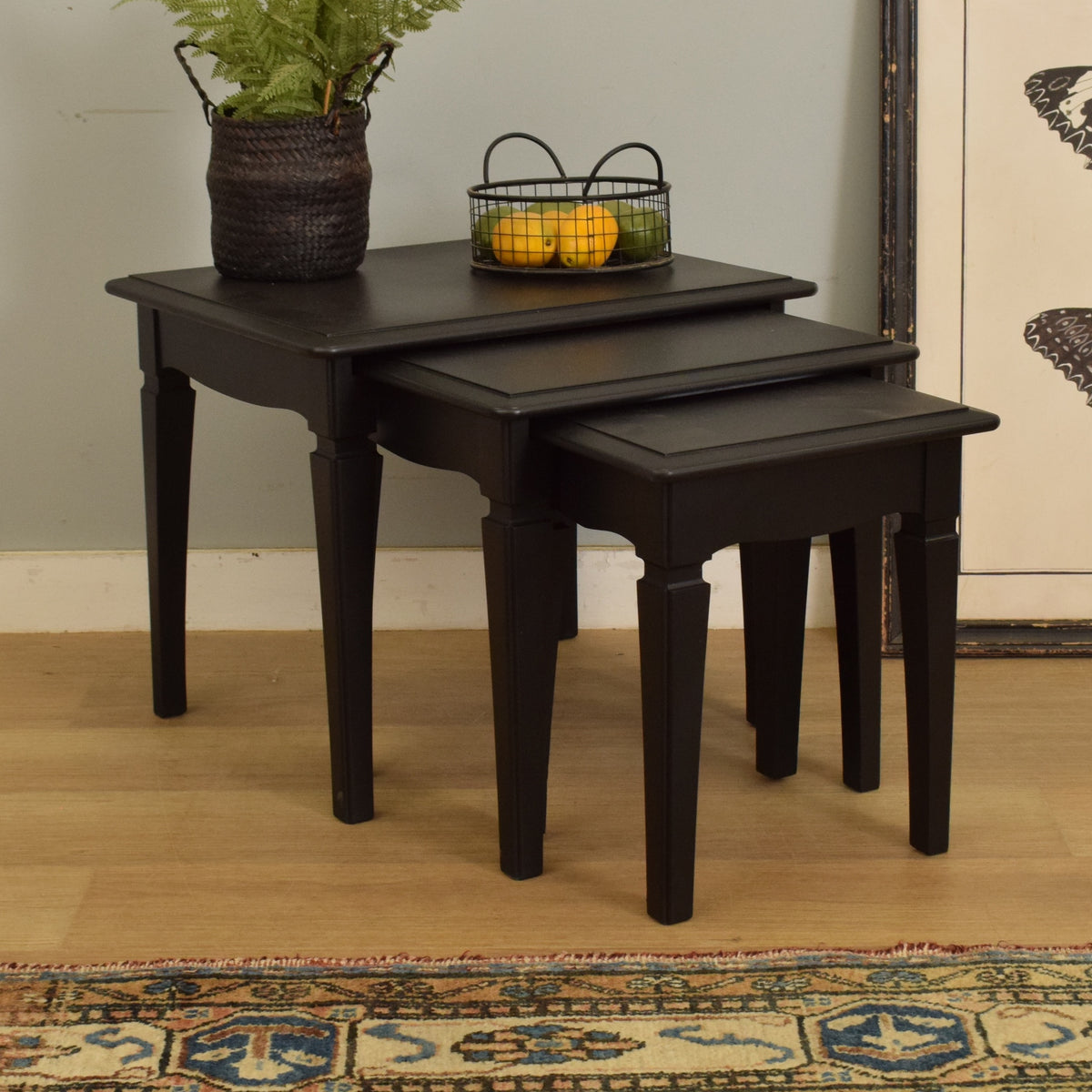 Painted Stag Nest Of Tables