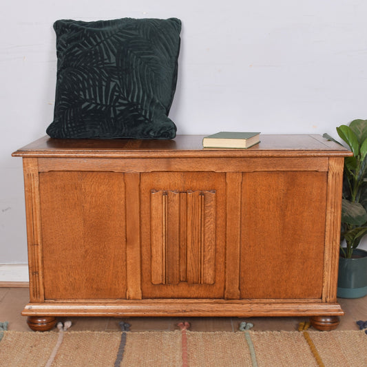 Oak Blanket Box