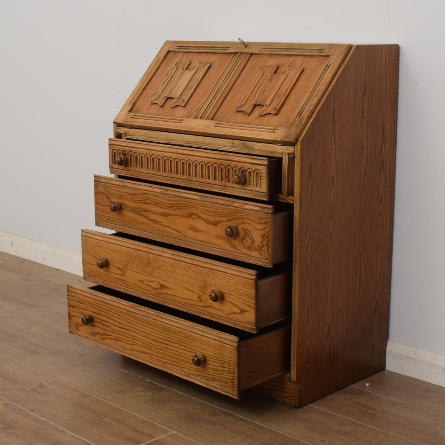 Restored Oak Bureau