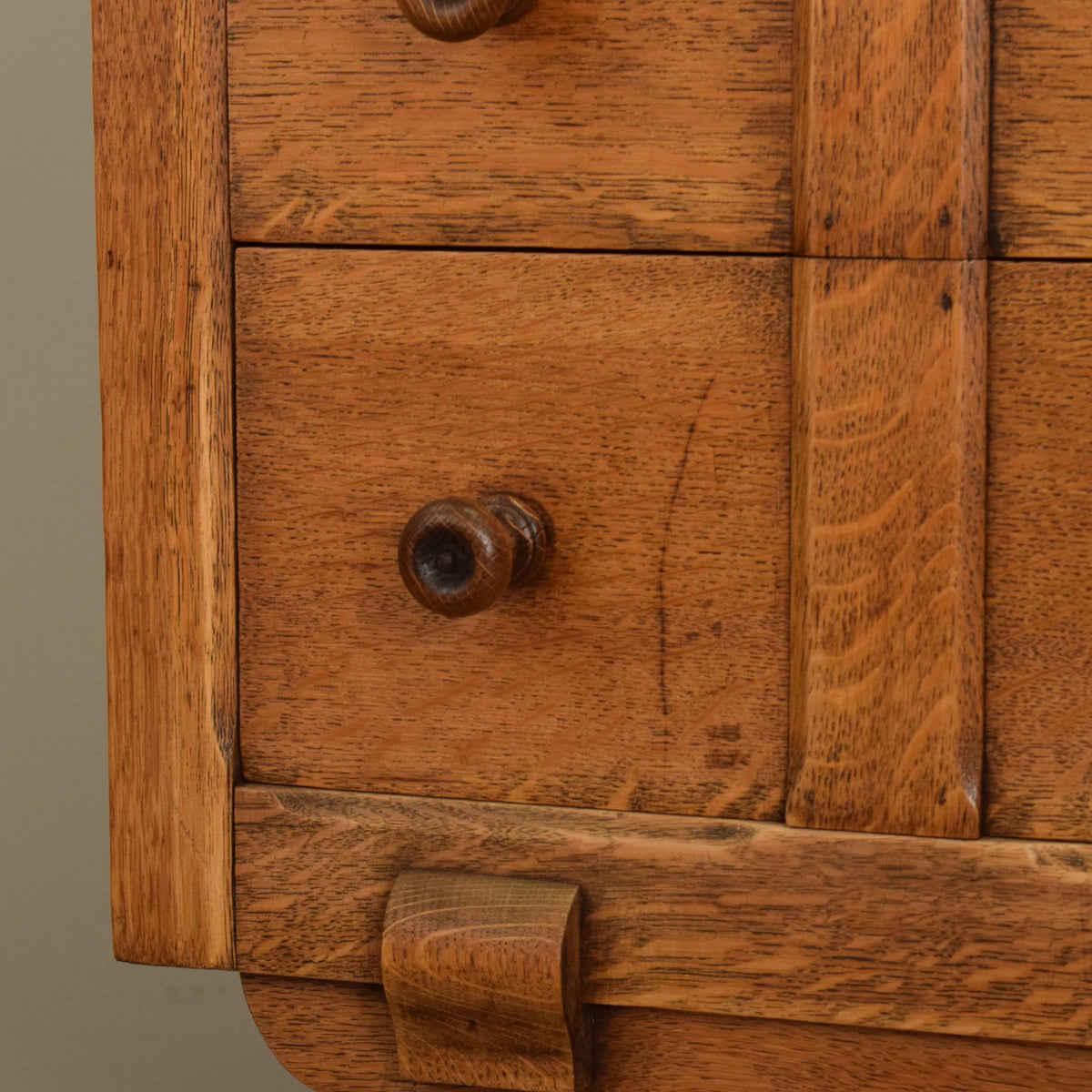 Oak Two-Drawer Chest